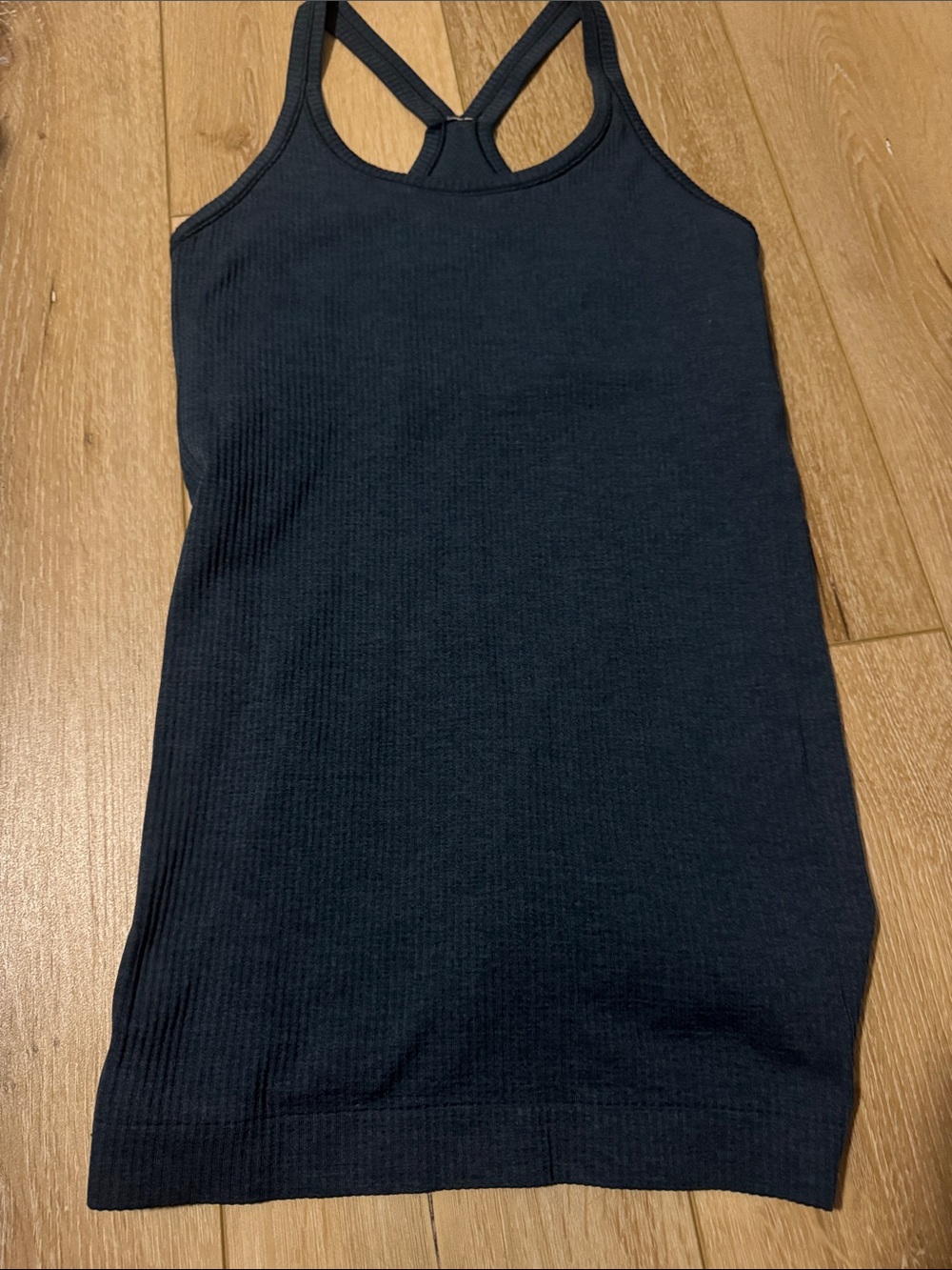 Lululemon Women's navy Ribbed Tank Top - Racerback